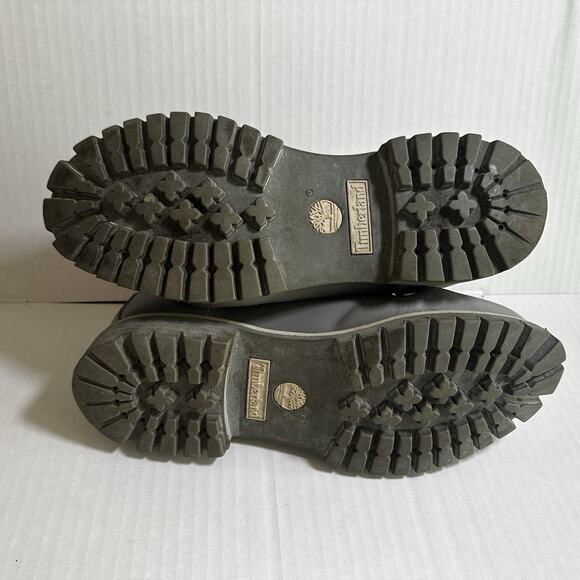 Timberland Converge Waterproof Gray Leather/Canvas Field Boots sz 9M main image 4